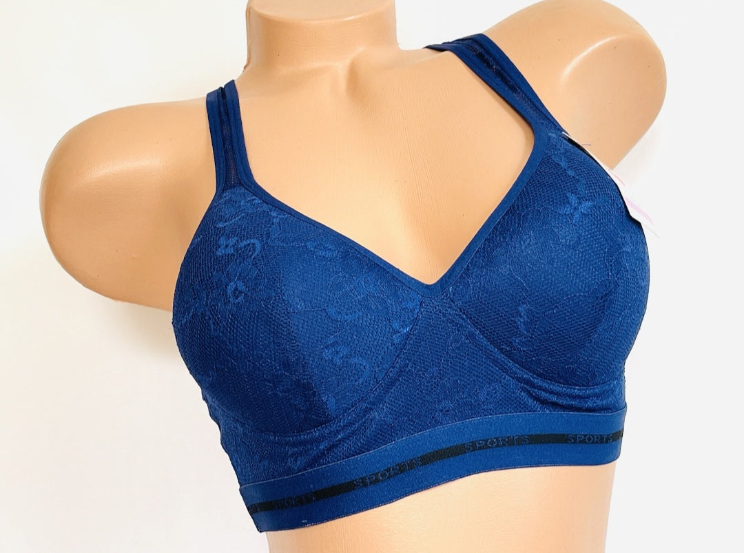 Lace Racer Back Sport Bras