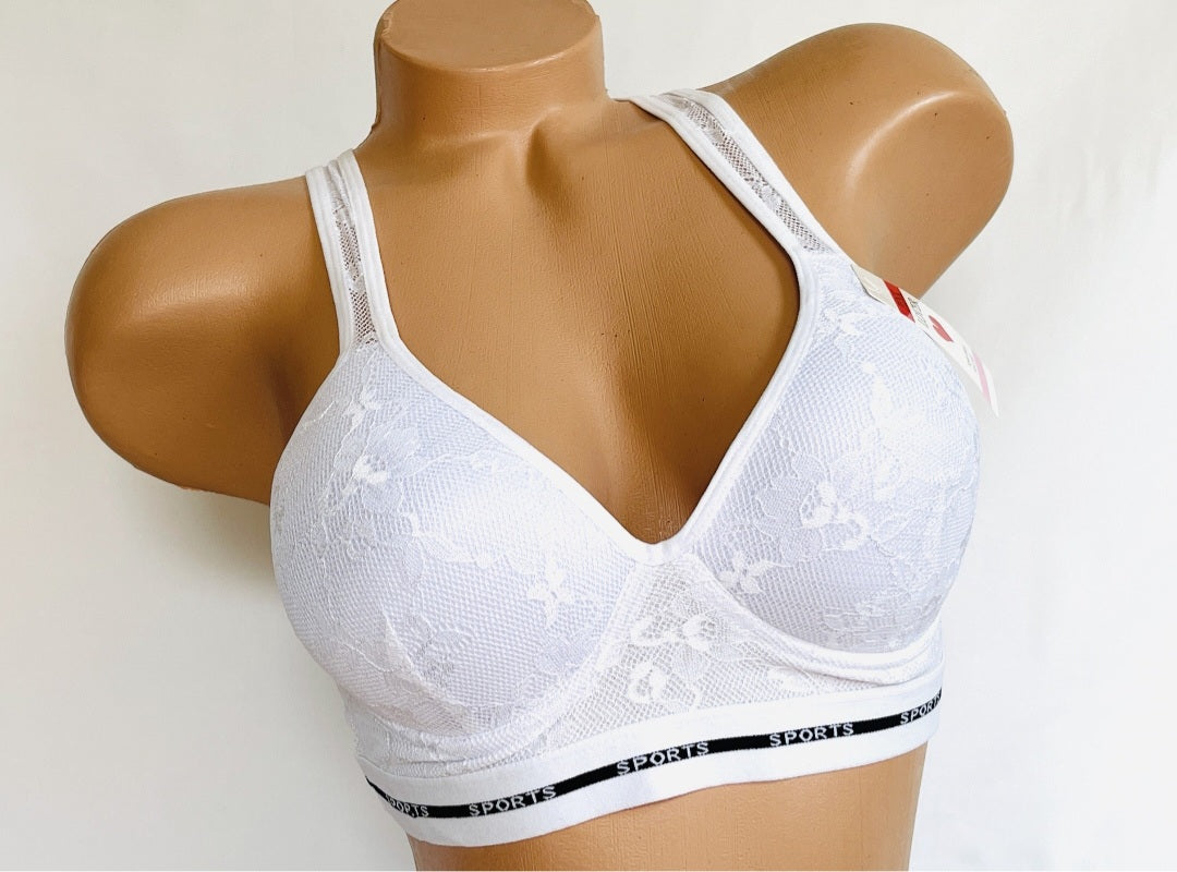 Lace Racer Back Sport Bras